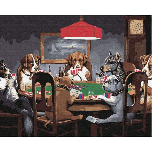 Картина по номерам &quot;Игра в покер&quot; MiC Украина 